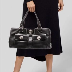 Marc Jacobs Leather top handle bag black